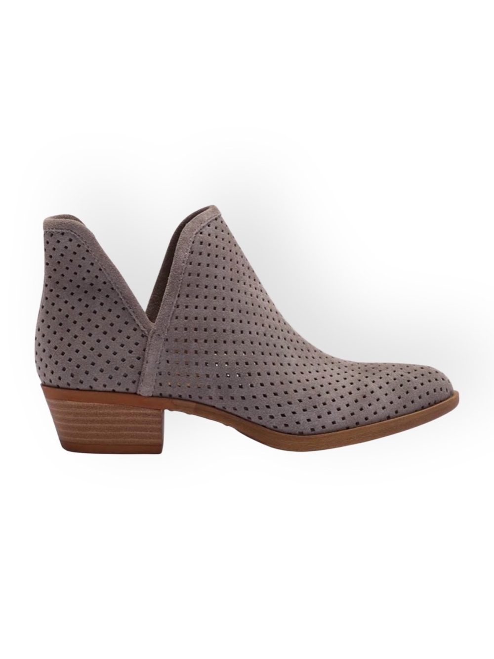 🍀LUCKY BRAND Brooklin‎ Perforated Suede Bootie